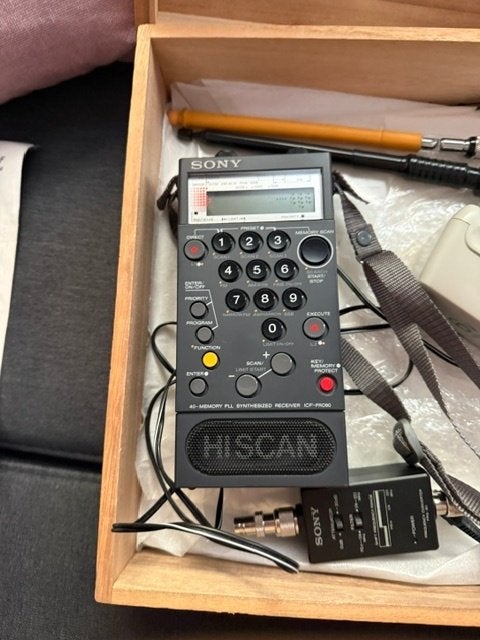 Sony ICF-PRO80, Audio, Tv en Foto, Radio's, Zo goed als nieuw, Wereldontvanger, Ophalen