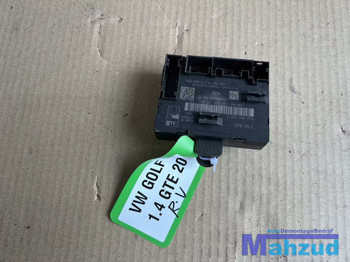 VW GOLF 7 Rechts voor deur module 5Q0959592E 2012-2021, Auto-onderdelen, Gebruikt, Volkswagen, Volkswagen AG, Vw@volkswagen.de