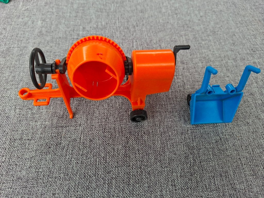 Vintage Playmobil Geobra betonmixer uit 1976, Gebruikt, Complete set, Overige typen, Ophalen of Verzenden