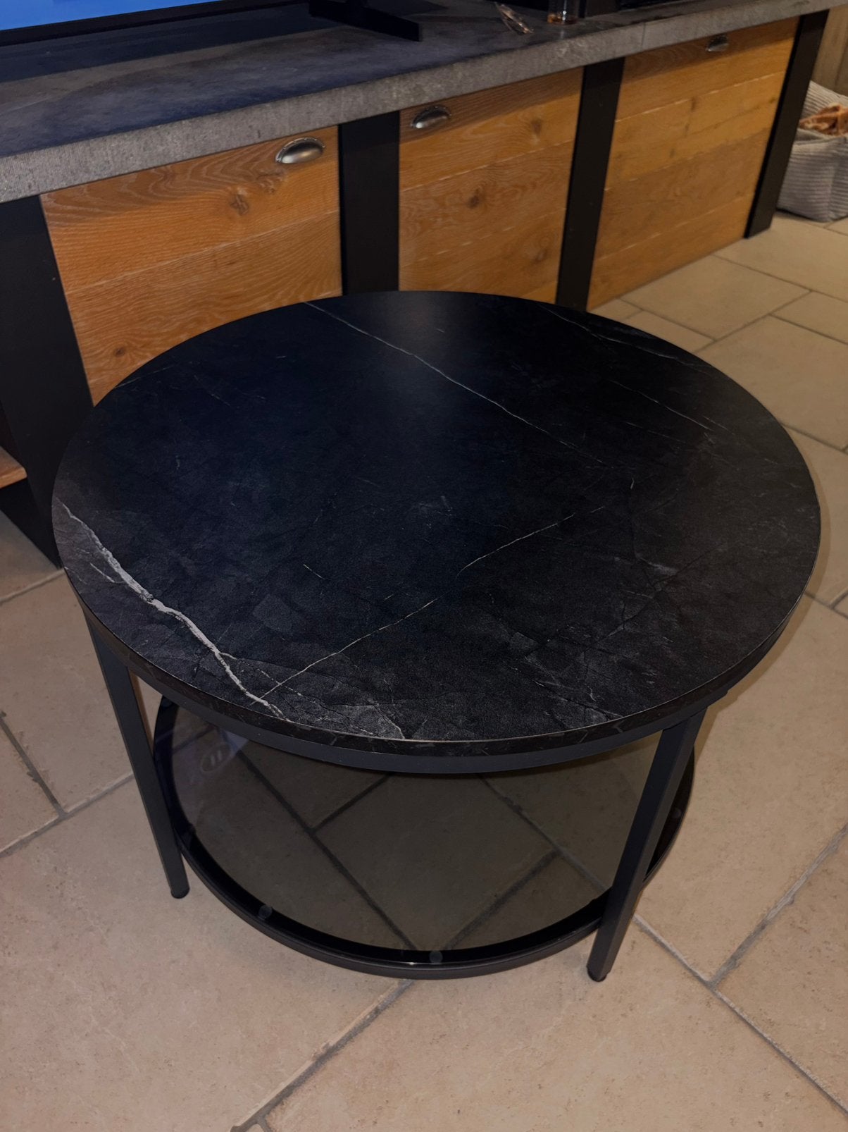 Table de salon, 55 à 75 cm, Rond, 45 à 60 cm, Enlèvement