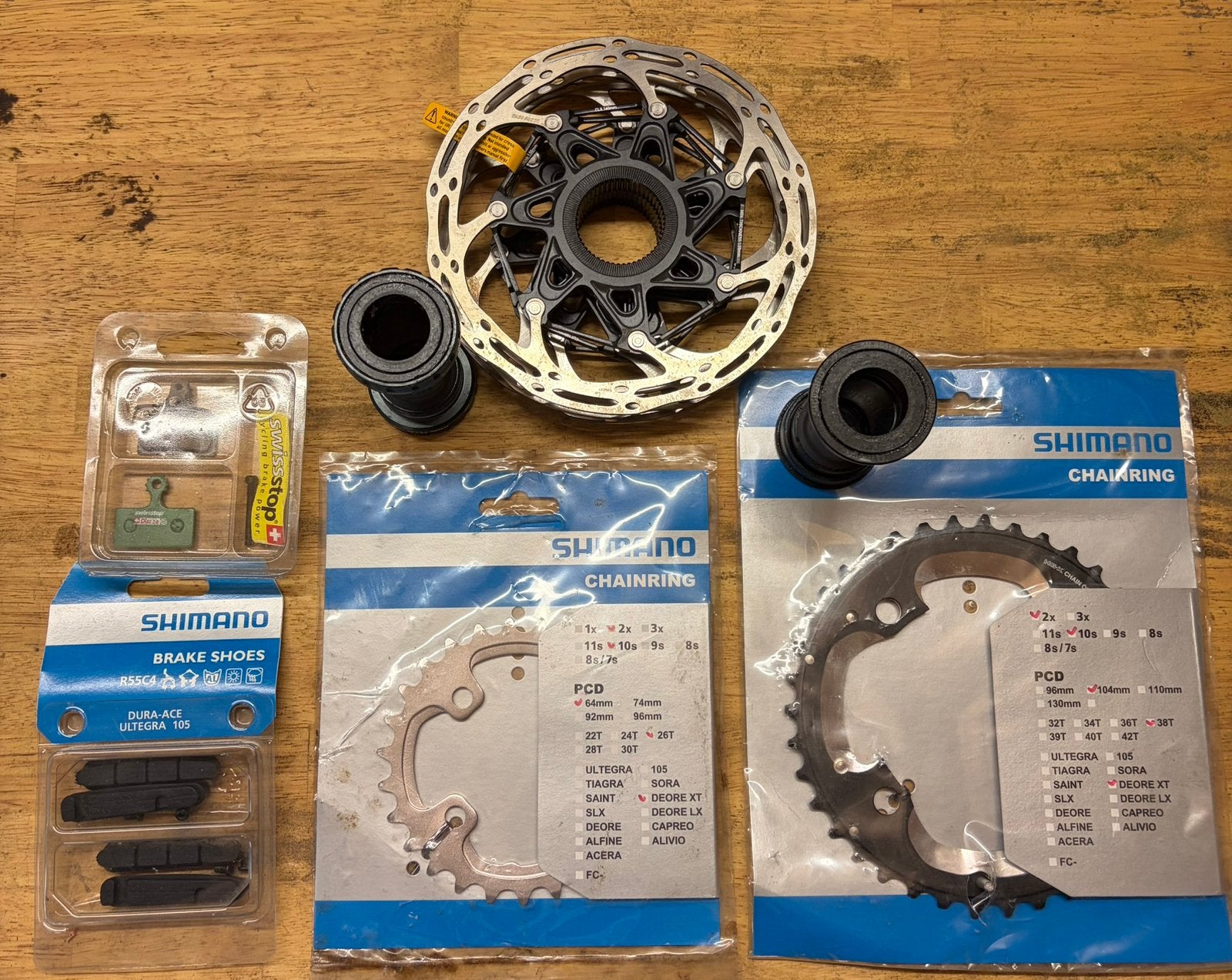 Shimano fietsonderdelen, Fietsen en Brommers, Fietsen | Racefietsen, Ophalen of Verzenden, Velgrem