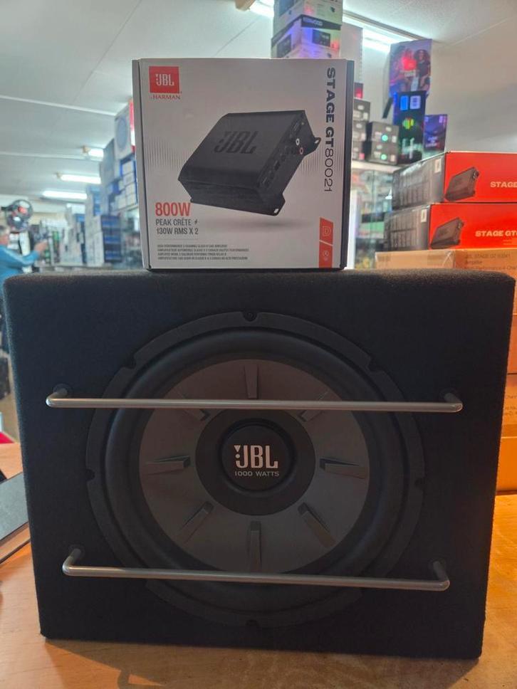 JBL 1000W Subwoofer met 2-kanaals Versterker Set