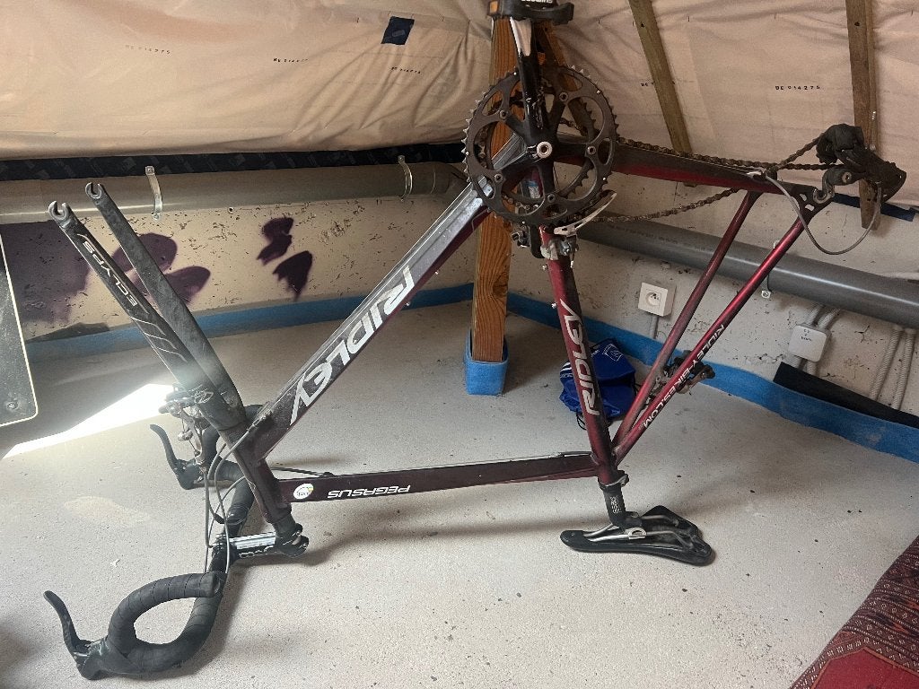 Koersfiets kader ridley, Fietsen en Brommers, 28 inch, Gebruikt, Aluminium, 57 tot 61 cm