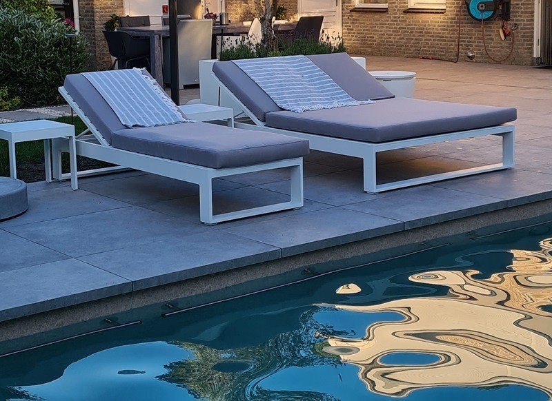 Enkele en dubbele ligbedden, Tuin en Terras, Verzenden, Nieuw