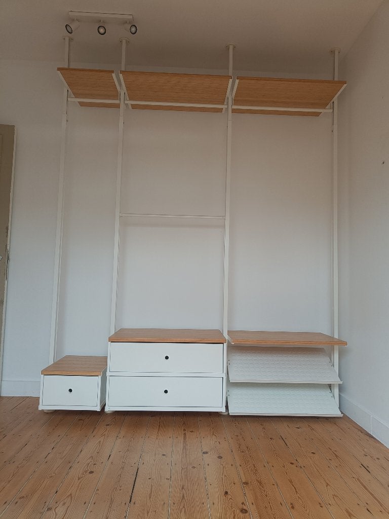 Modulaire kleerkast, Huis en Inrichting, Ophalen, 200 cm of meer, 200 cm of meer, 50 tot 75 cm