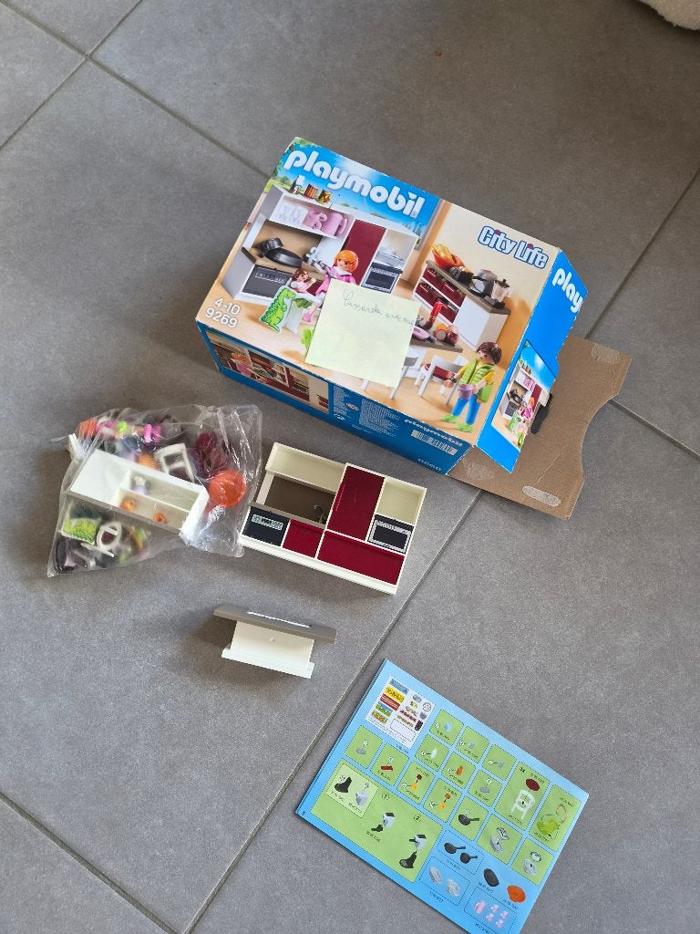 Playmobil City Life 9269 (La Cuisine aménagée), Enlèvement, Comme neuf, City life