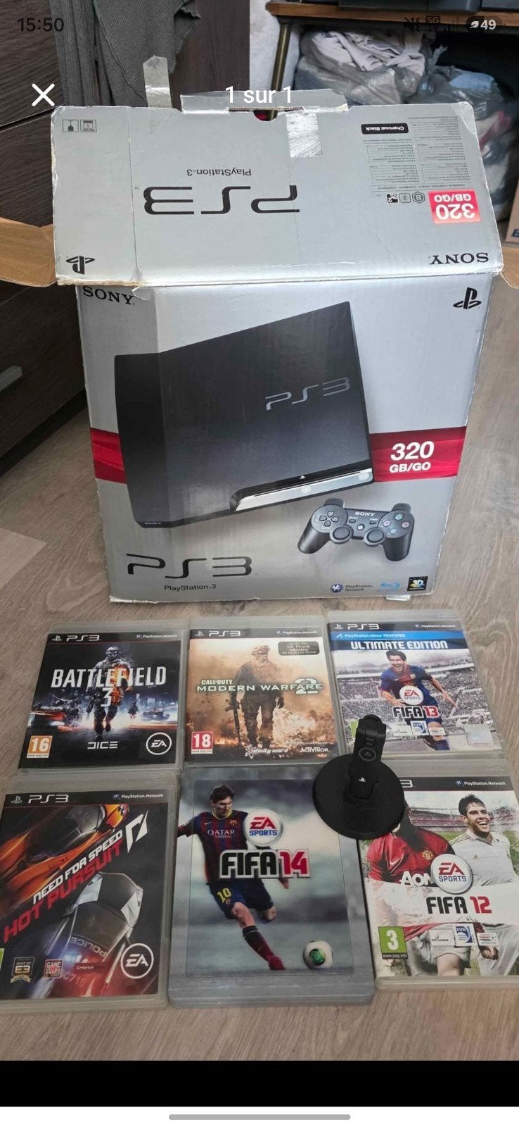 Playstation 3, Enlèvement, 320 GB, Slim