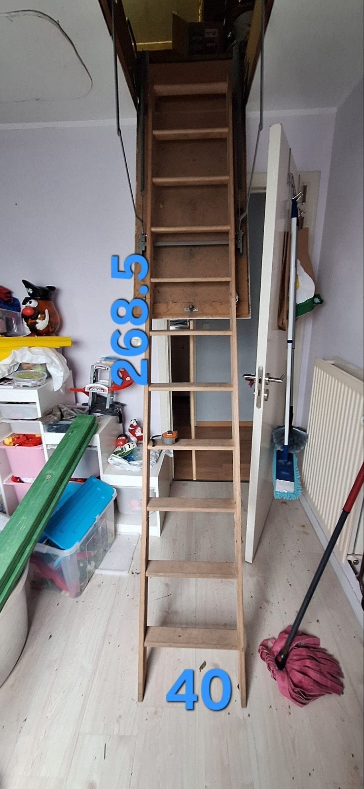 Escalier pliable pour acces grenier, Bricolage & Construction, Enlèvement, Utilisé, Escalier, Pliable ou rétractable/escamotable