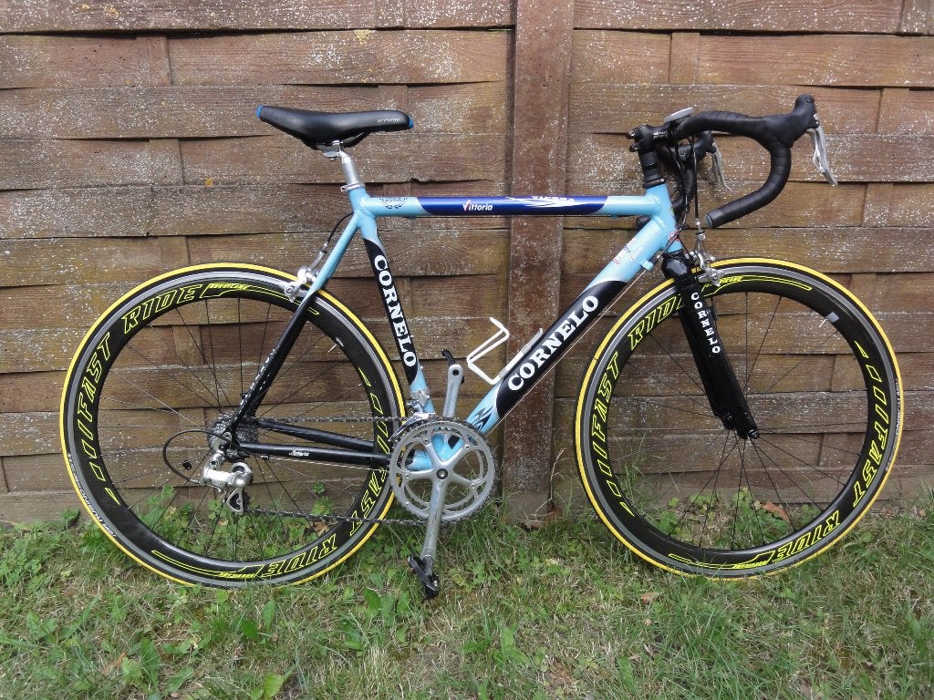 CORNELO Vittoria Yipera MADE ITALY, Carbon WIELEN, vork 145, Ophalen, 28 inch, Carbon, Zo goed als nieuw