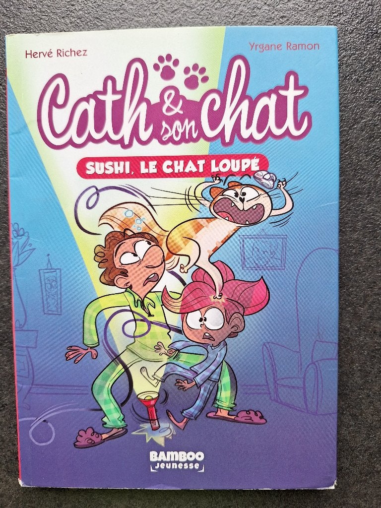 Cath & son chat - sushi,le chat loupé, Fiction général, Comme neuf, Enlèvement, Hervé Richez