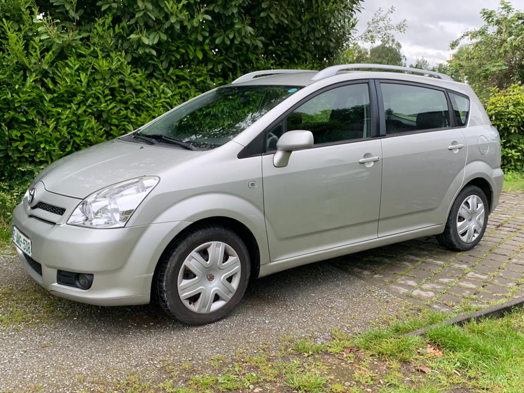 Toyota Corolla Verso 1.6i bj.2007 166.000km, Auto's, Toyota, Zwart, 4 cilinders, Bedrijf, 5 deurs