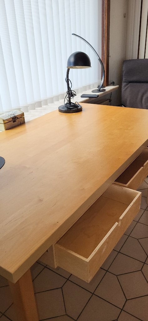 bureau + bureaustoel, Huis en Inrichting, Ophalen, Overige typen, Gebruikt, 150 cm