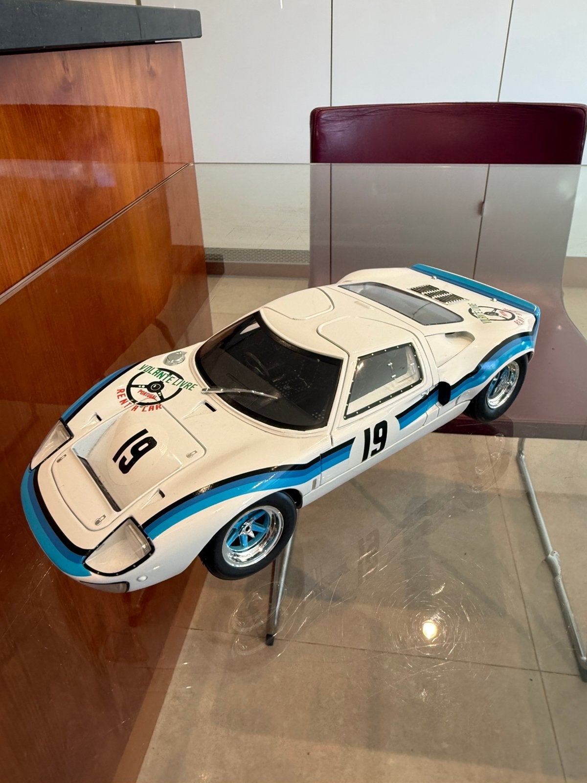 Ford GT40 MKI Angola kampioenschap 1973 1:18, Ophalen of Verzenden, Zo goed als nieuw, Solido