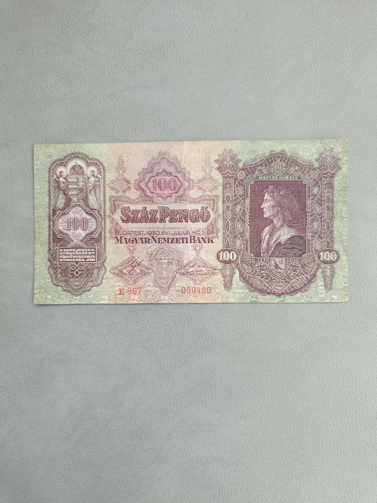 Biljetten Hongarije. Száz Pengö. 100 Pengö., Enlèvement ou Envoi, Hongrie, Billets en vrac