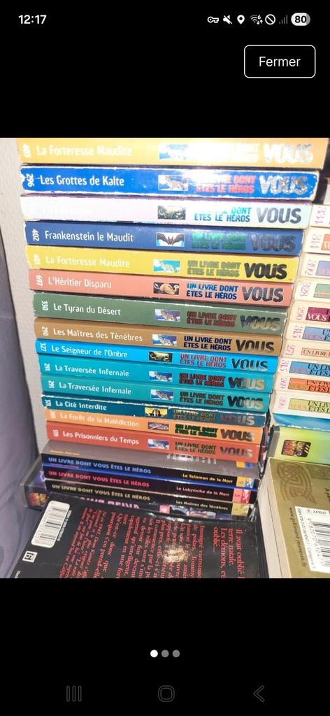 Lot de livre dont vous étes héros 20, Livres