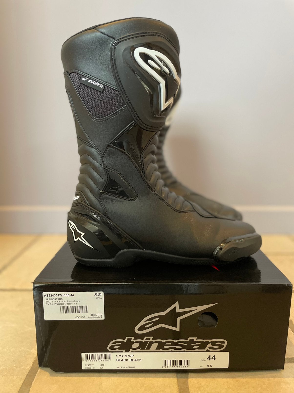 Alpinestars SMX S Waterproof 44, Motoren, Ophalen, Nieuw met kaartje, Heren