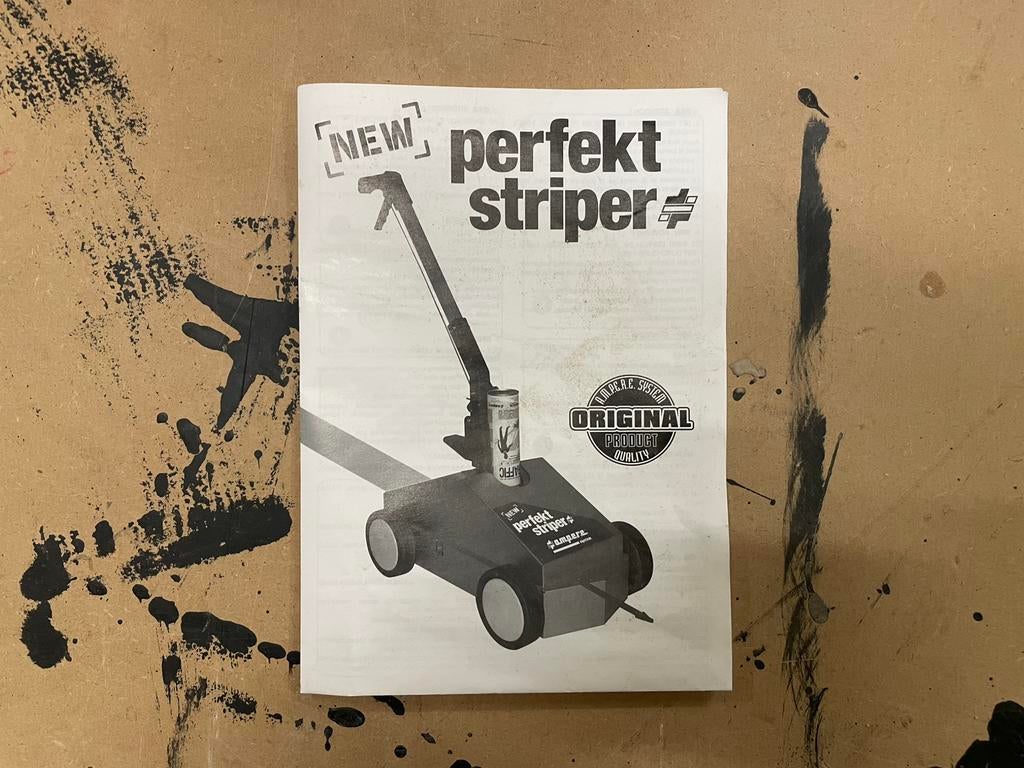 Ampere perfect striper, Ophalen, Geel, Nieuw, Verf
