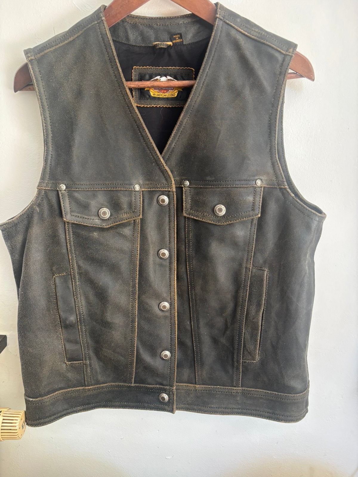 Harley davidson gillet, Kleding | Heren, Bodywarmers, Ophalen, Zo goed als nieuw