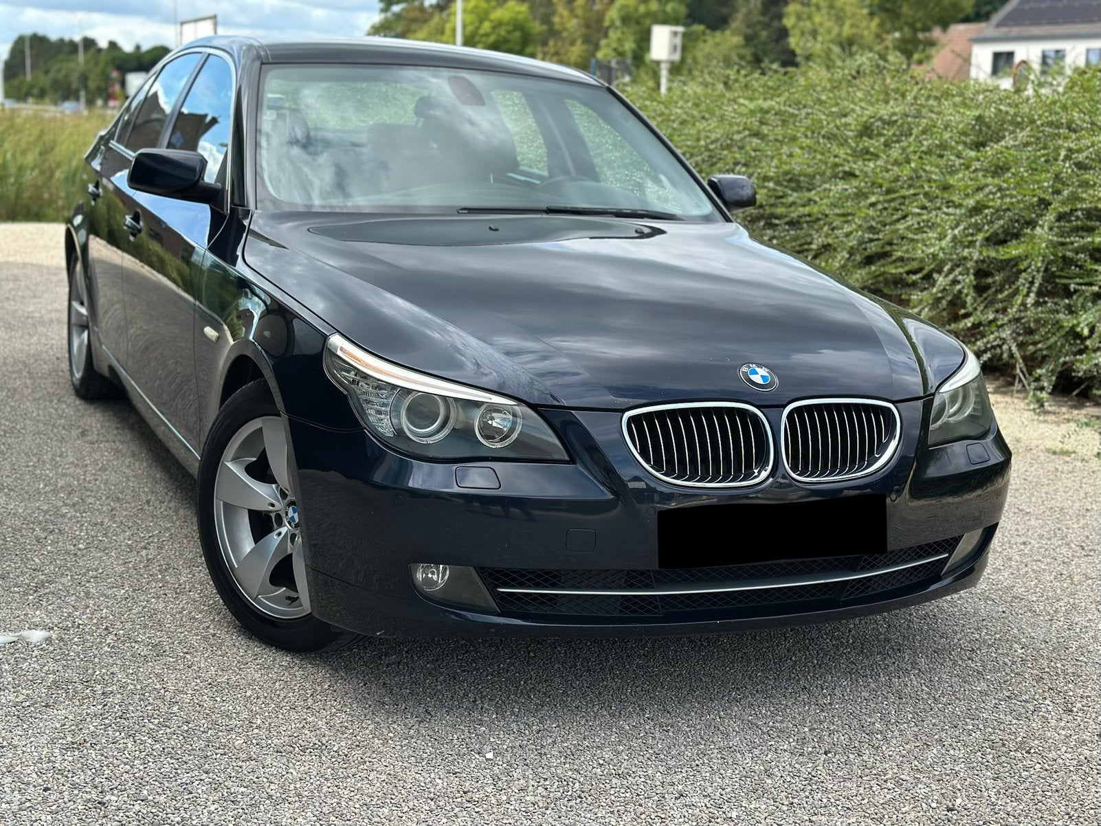 Bmw 523i benzine facelift e60 automaat export, Autos, 2500 cm³, Noir, 5 portes, 6 cylindres