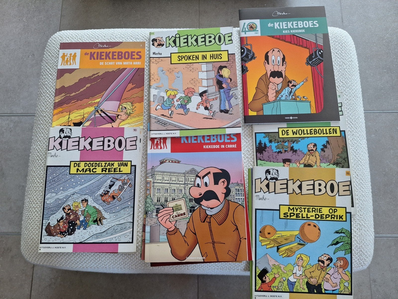Verzameling Kiekeboe stripverhalen (63 stuks), Enlèvement