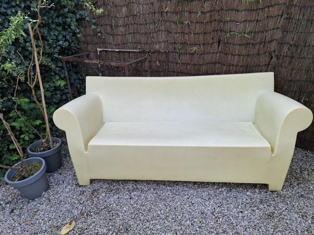 Philippe Starck tuinbank Bubble Club - geel, Tuin en Terras, Tuinbanken, Ophalen, Gebruikt, Kunststof