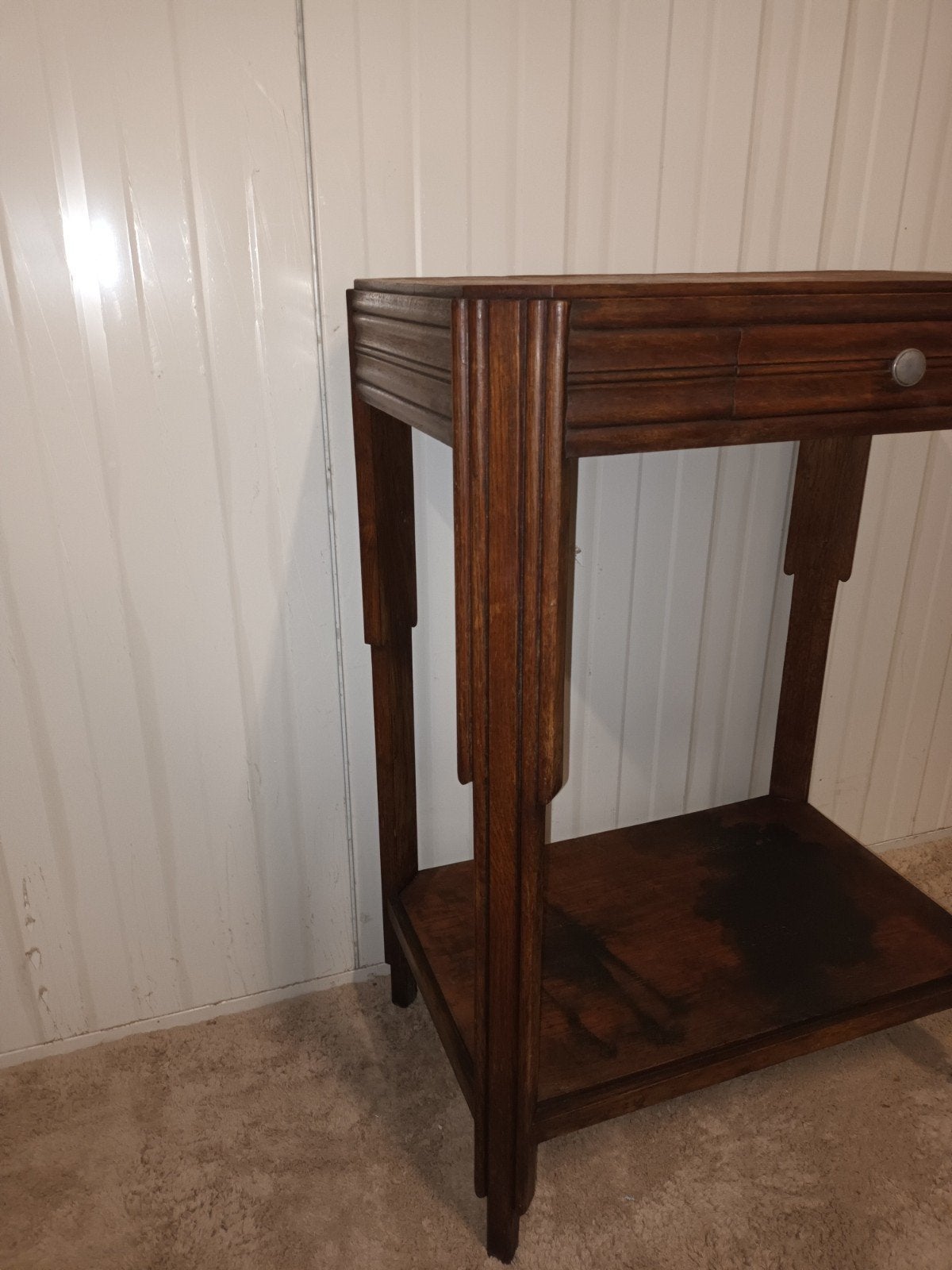 Art Deco Bijzettafel / Sidetable (Eikenhout, ca. 1930), Antiek en Kunst, Ophalen