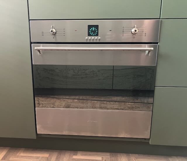 SMEG inbouwoven SC399X-8, Elektronische apparatuur, Ovens, Ophalen, Gebruikt, Smeg, Hete lucht