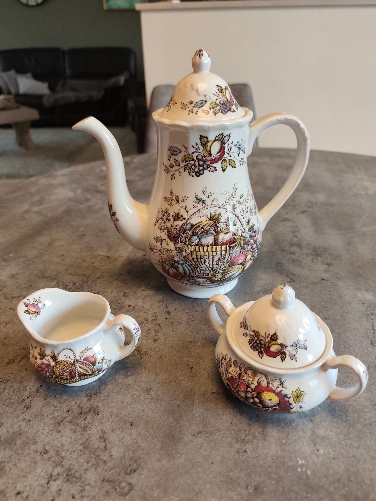 service à café anglais, Enlèvement