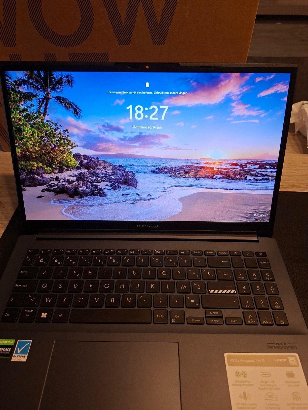 Asus Vivobook PRO 15 (Oled) + chargeur, Informatique & Logiciels, Ordinateurs portables Windows, Comme neuf, 16 pouces, SSD, 3 à 4 Ghz