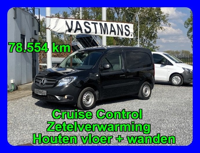 Mercedes-Benz Citan 109 CDI 10.950 € + BTW / Cruise Control, Auto's, Bestelwagens en Lichte vracht, Voorwielaandrijving, Dealer onderhouden