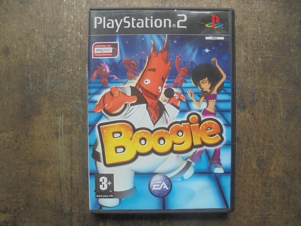 Boogie voor PS2 (zie foto's), Games en Spelcomputers, Games | Sony PlayStation 2, Muziek, Gebruikt, 1 speler, Ophalen of Verzenden