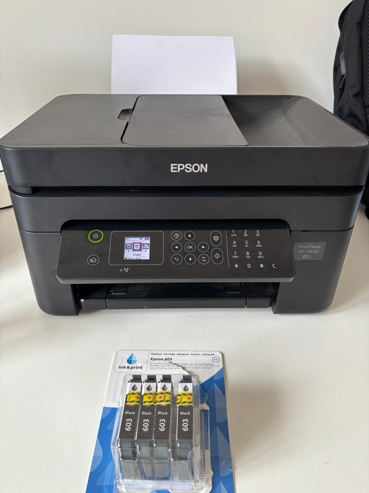 Printer Epson WorkForce WF-2830, Computers en Software, Printers, Zo goed als nieuw, All-in-one, Inkjetprinter, Faxen, Kleur printen