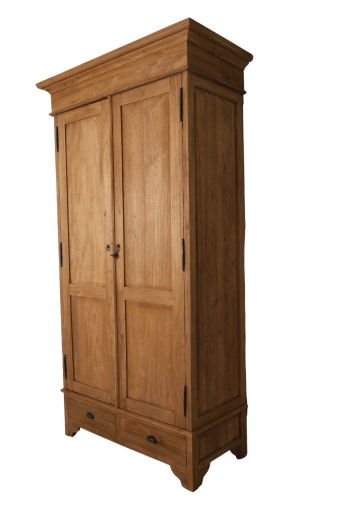 HOGE teakhouten opbergkast/ broodkast, Ophalen of Verzenden