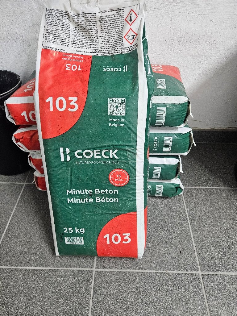 snel beton, Bricolage & Construction, Enlèvement, Neuf, Béton