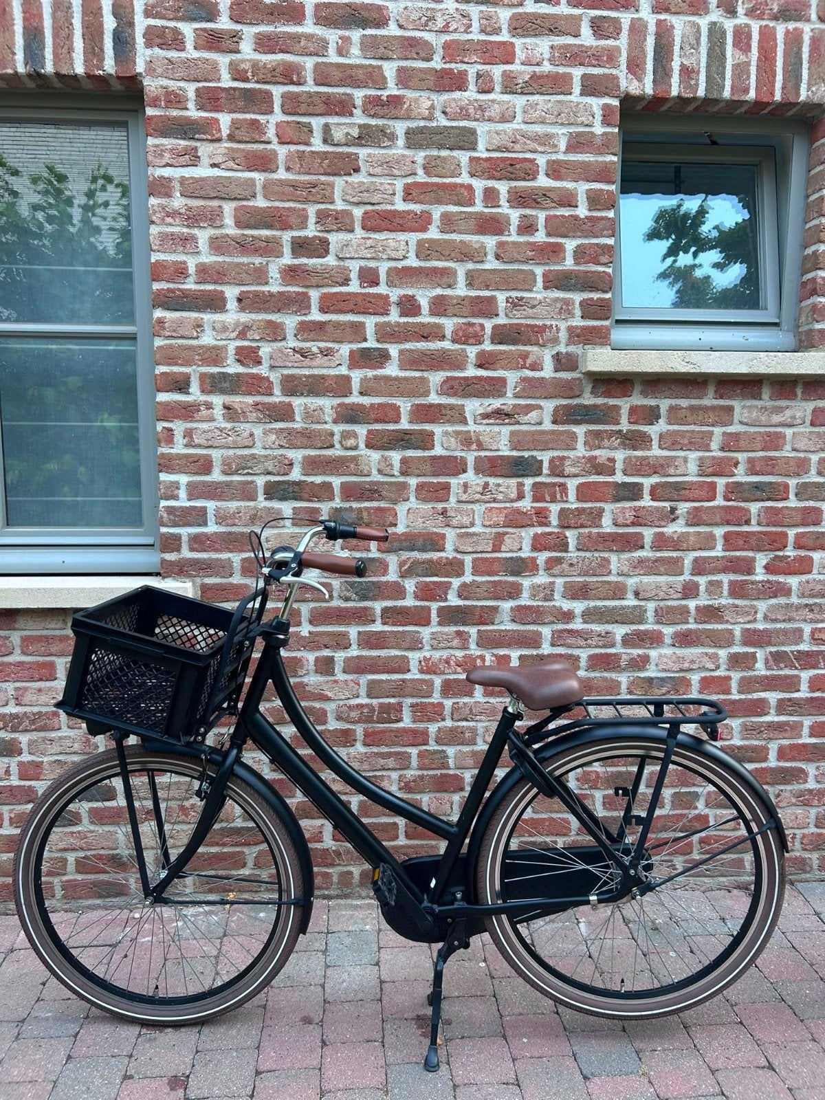 Hollandse damesfiets in zeer goede staat, Ophalen, Gebruikt, Terugtraprem, Versnellingen