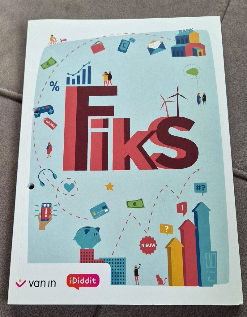 Leerwerkboek "Fiks" uitgeverij Van in, Ophalen of Verzenden, Zo goed als nieuw, ASO, Economie
