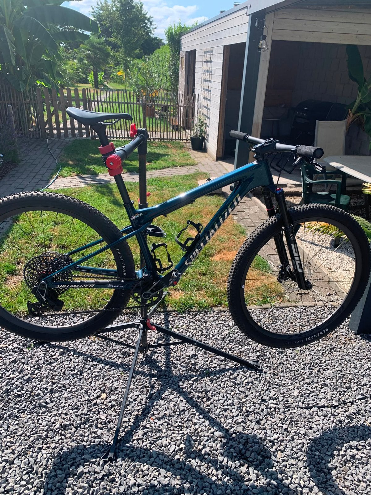 specialized world cup pro maat m, Vélos & Vélomoteurs, Vélos | VTT & Mountainbikes, Autres marques, Comme neuf, Enlèvement, VTT tout suspendu