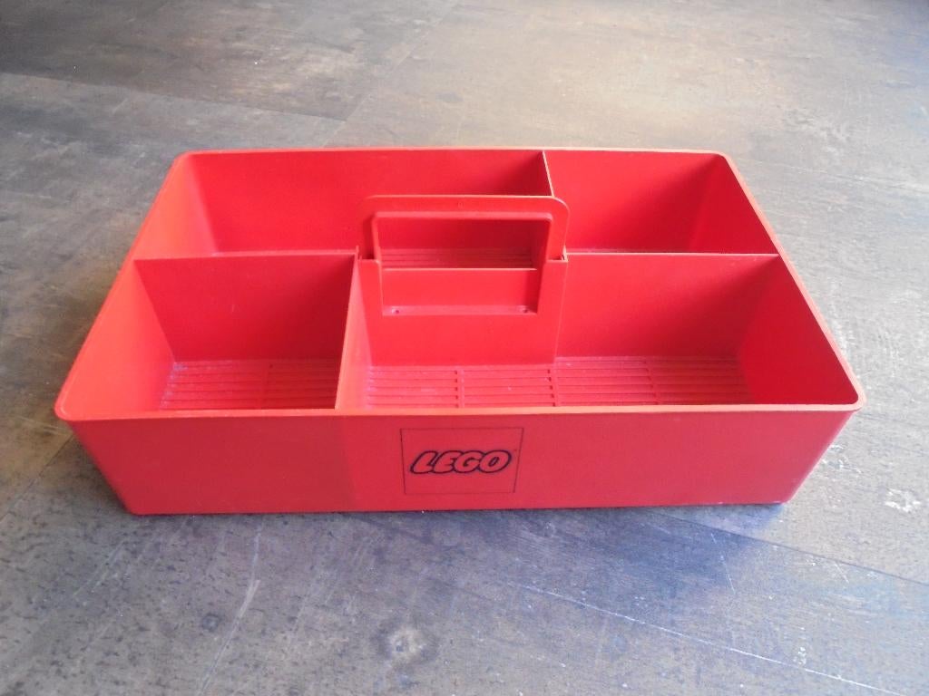Lego Vintage Storage Box with Handle (zie foto's) 4, Kinderen en Baby's, Speelgoed | Duplo en Lego, Verzenden, Gebruikt, Lego
