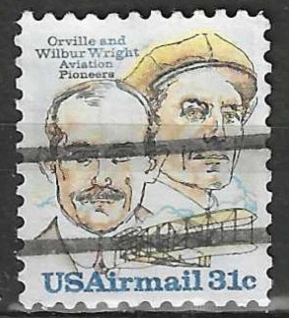 États-Unis 1978 - Yvert 85PA - Orville et Wilbur Wright (ST), Envoi, Affranchi