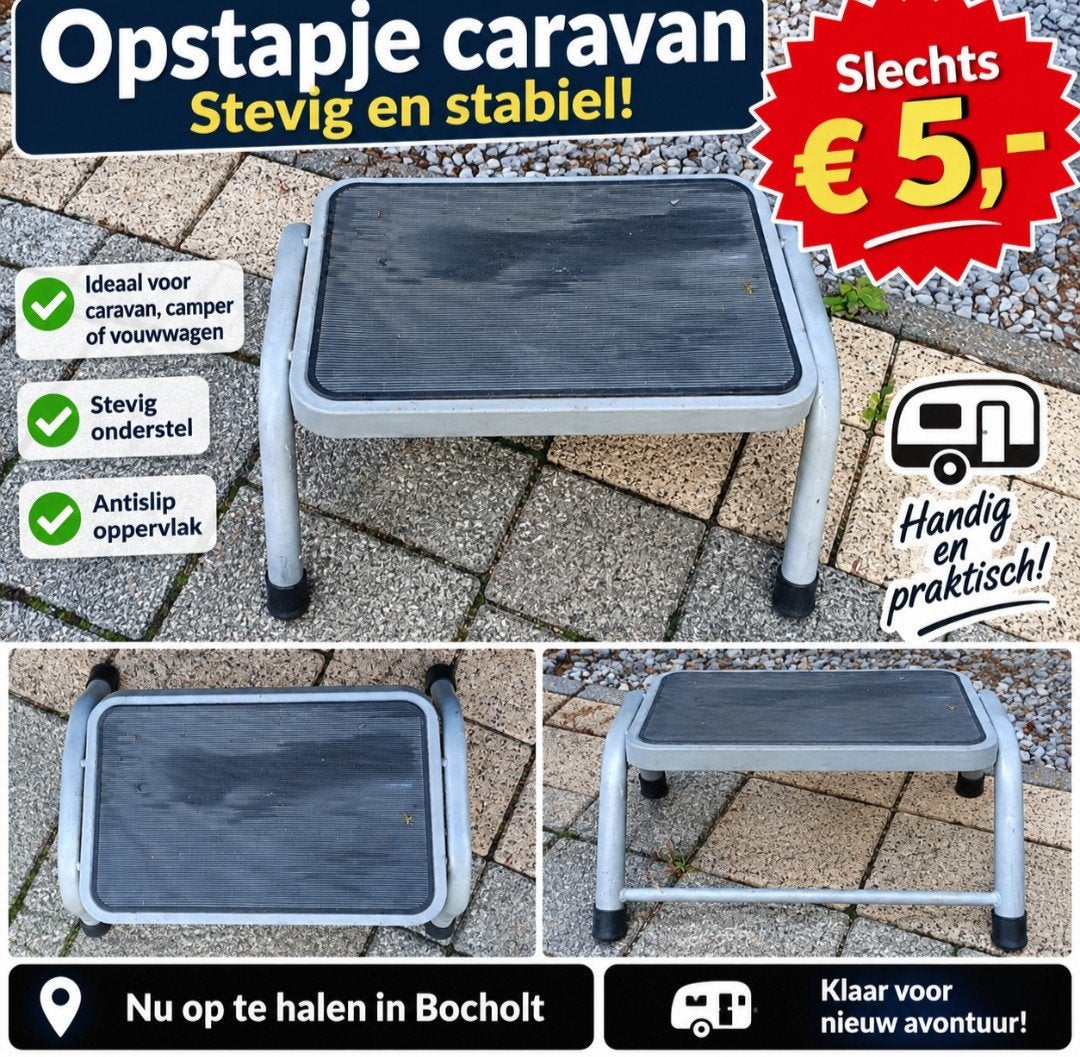 opstapje, Caravans en Kamperen, Ophalen