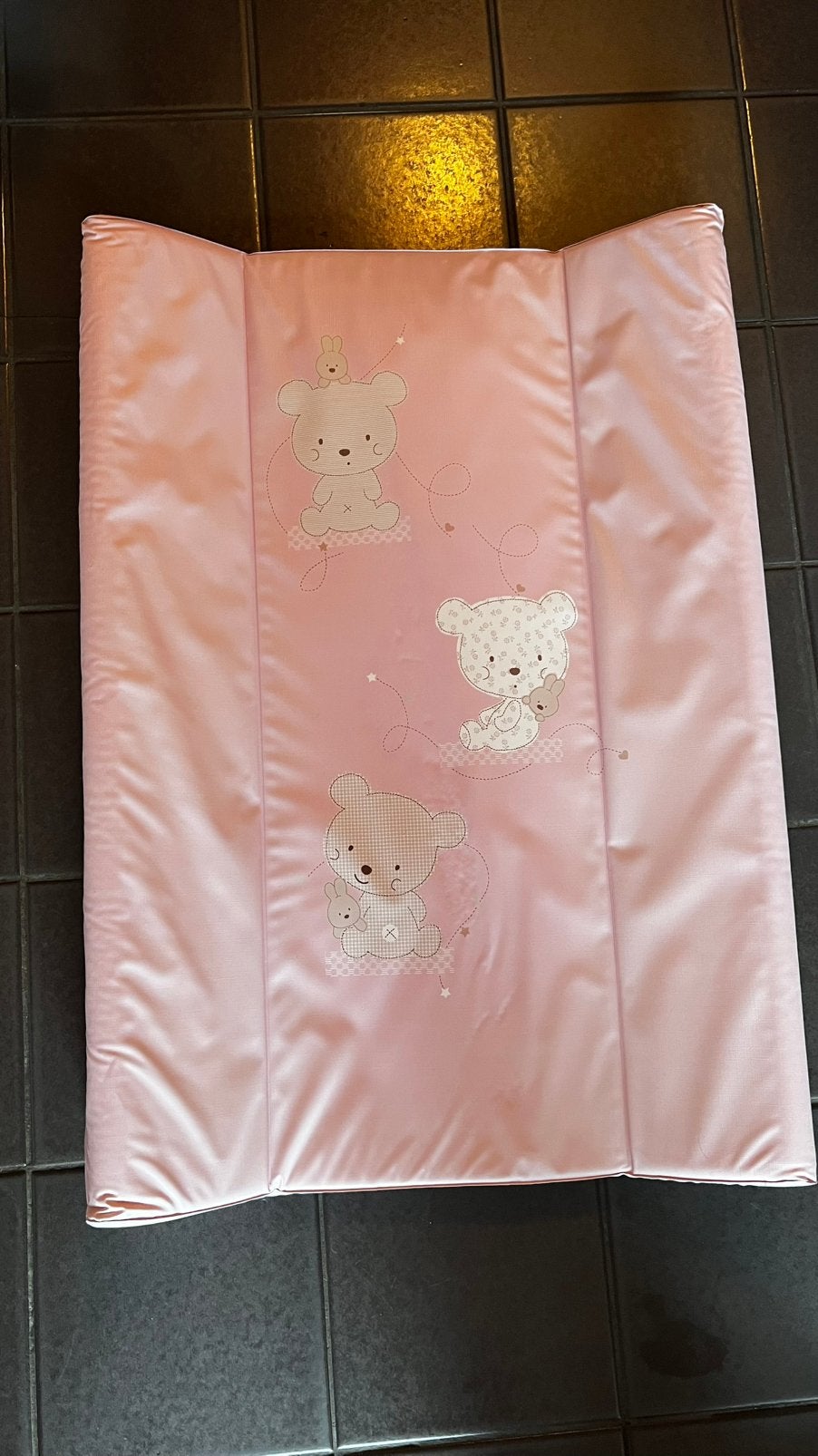 Matelas à langer avec housse, Enfants & Bébés, Enlèvement, Comme neuf, Rose