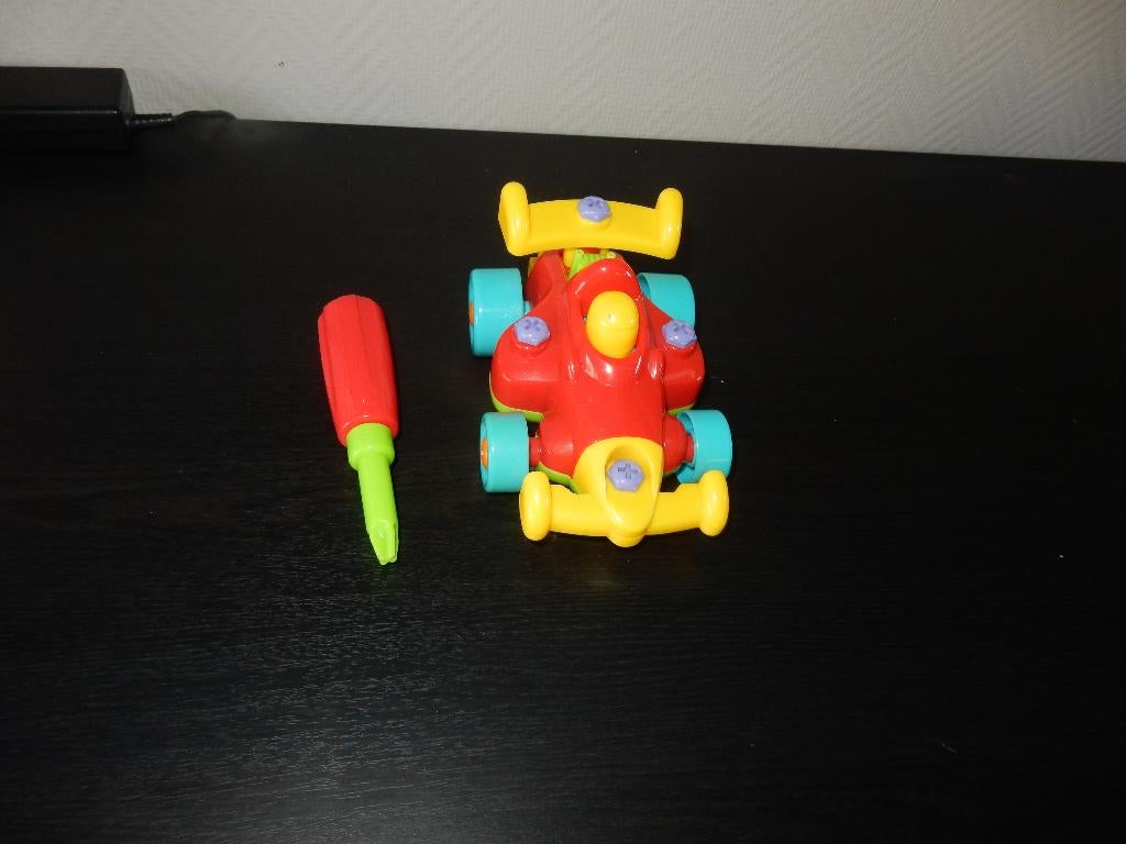 nr.508 - Playgro race auto constructieset, Kinderen en Baby's, Speelgoed |Speelgoedvoertuigen, Ophalen of Verzenden, Zo goed als nieuw