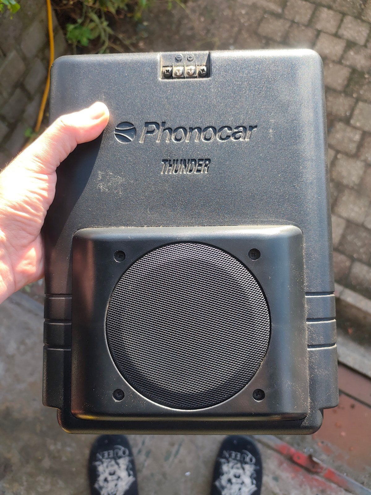 phonocar underseat thunder subwoofer, Ophalen, Gebruikt