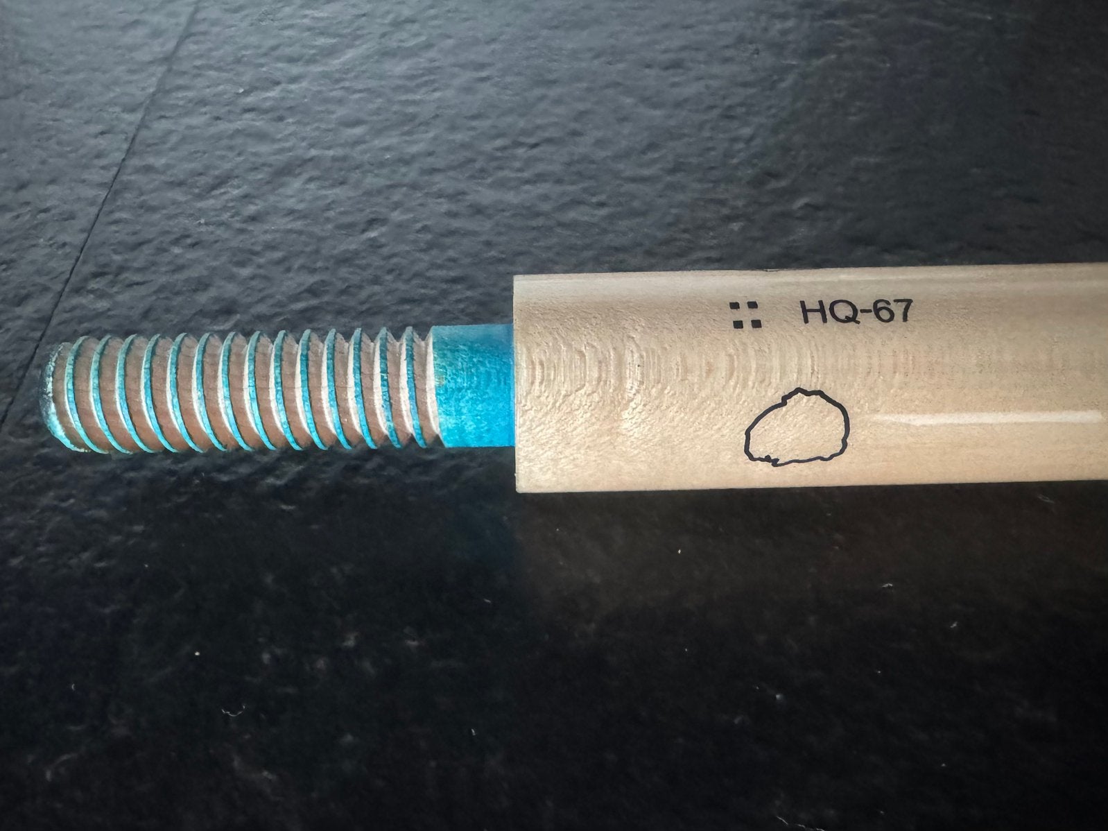 Shaft Ceulemans :: HQ-67 Lengte 67cm pomerans 11mm, Sport en Fitness, Ophalen of Verzenden, Zo goed als nieuw, Keu of Ballen