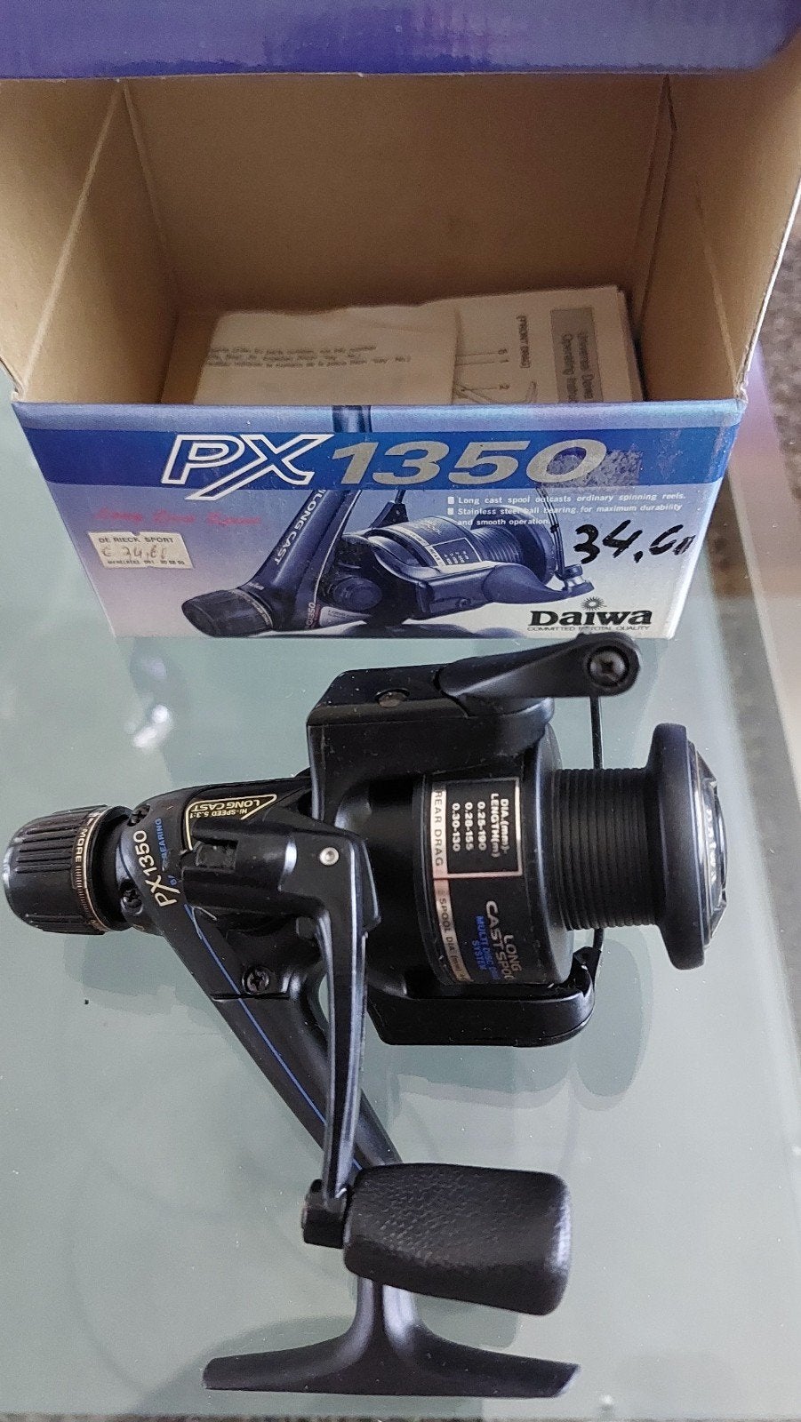 Moulinet à filer Daiwa PX1350, Sports nautiques & Bateaux, Enlèvement
