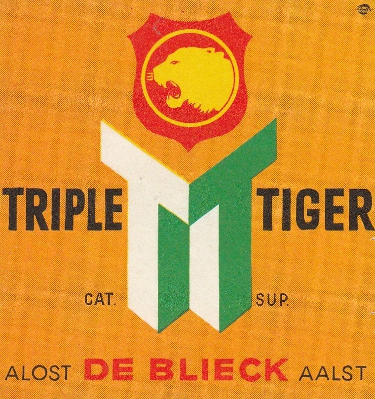 bieretiket België Golden Tiger Aalst De Blieck : Triple, Verzamelen, Verzenden, Gebruikt, Overige typen, Overige merken