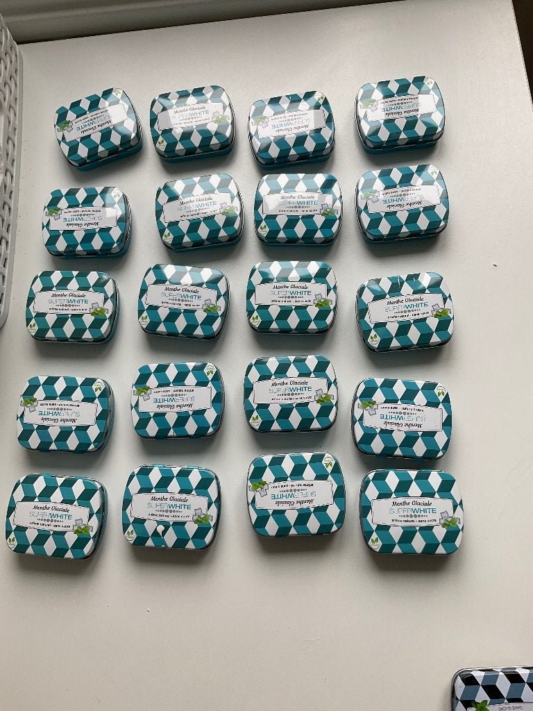 Set van 20 kleine metalen doosjes 6 x 5 cm, Ophalen of Verzenden, Zo goed als nieuw, Overige