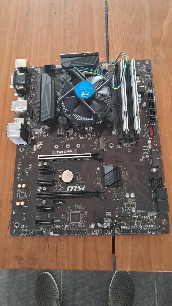 MSI Moederbord + RAM + Processor, Informatique & Logiciels, Cartes mères, Utilisé, Intel, DDR4, Enlèvement ou Envoi