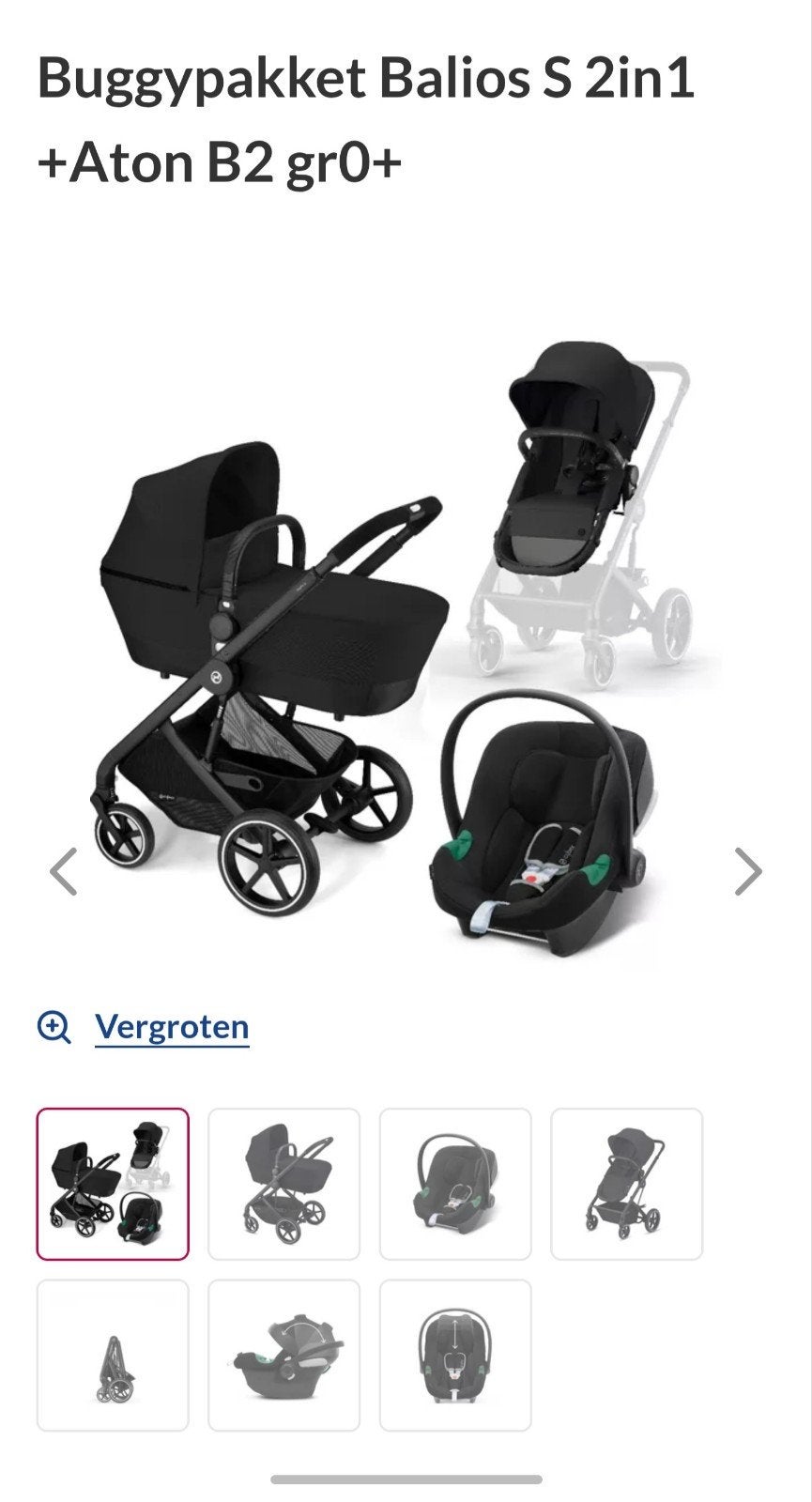 Kinderwagen Cybex, Ophalen, Kinderwagen