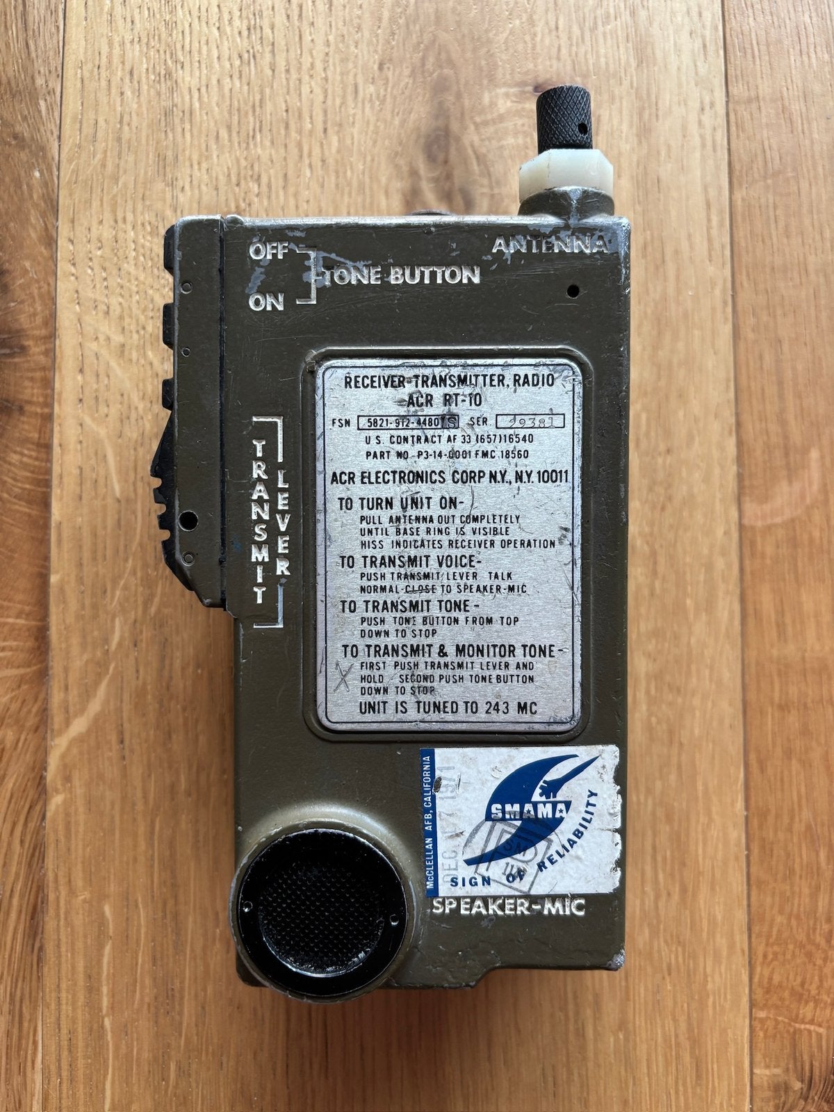 RT-10 survival radio - SOG, special forces, AF vietnam, Verzamelen, Ophalen of Verzenden, Landmacht, Overige typen